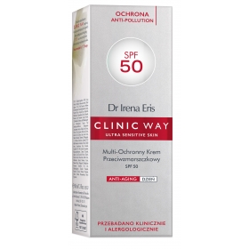 DR IRENA ERIS CLINIC WAY DERMO-OCHRONNY KREM PRZECIWZMARSZCZKOWY SPF 50 40 ML